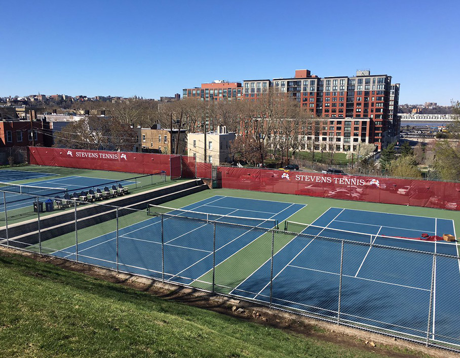 網(wǎng)球場地鋪裝工程